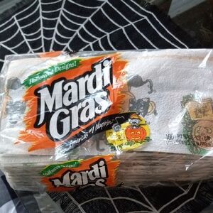 VINTAGE Mardi Gras Halloween Napkins